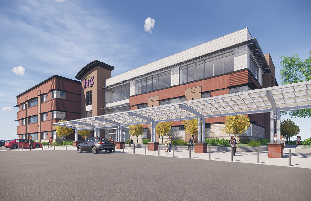 rendering of the east side clinic
